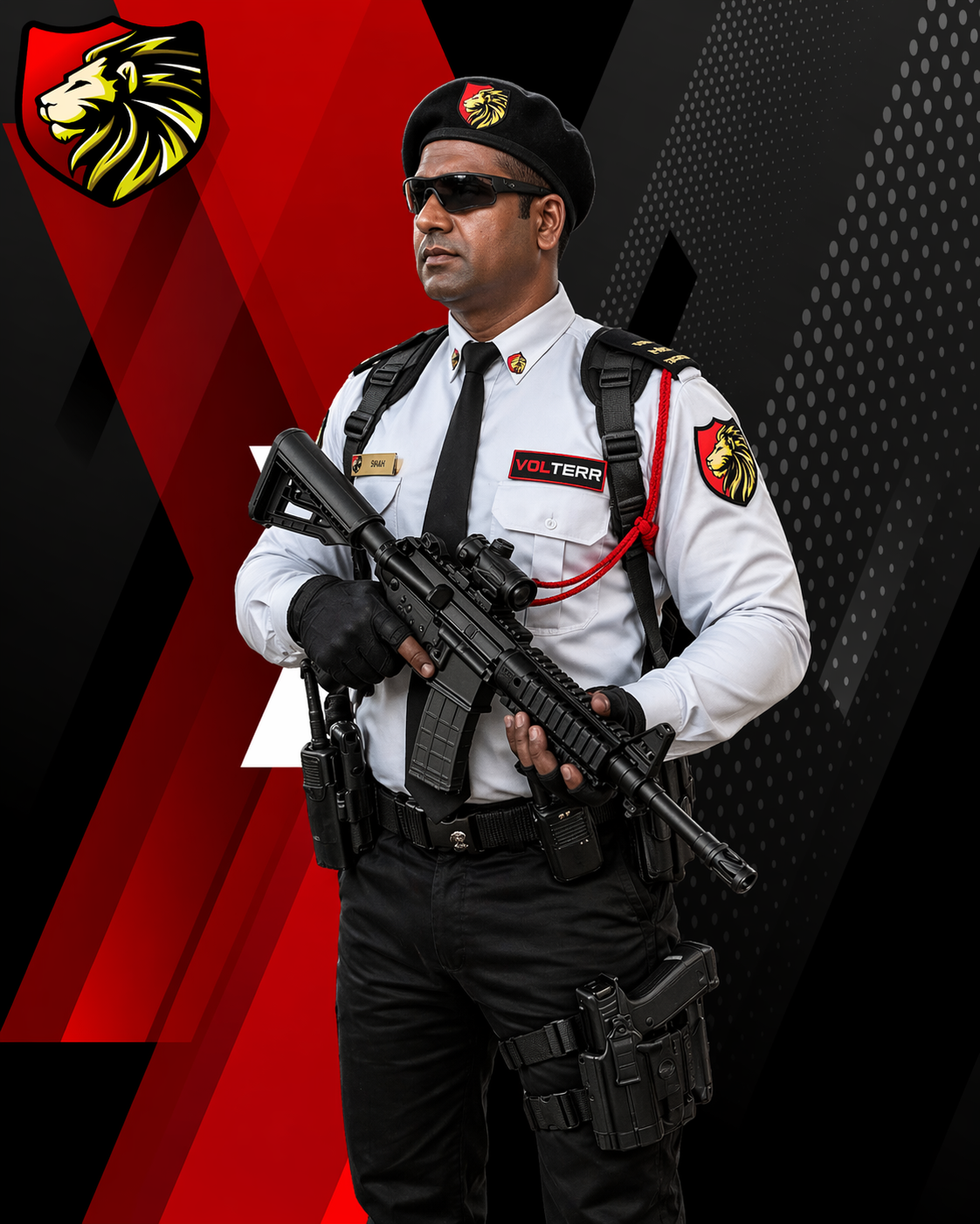 Voltera armed officer